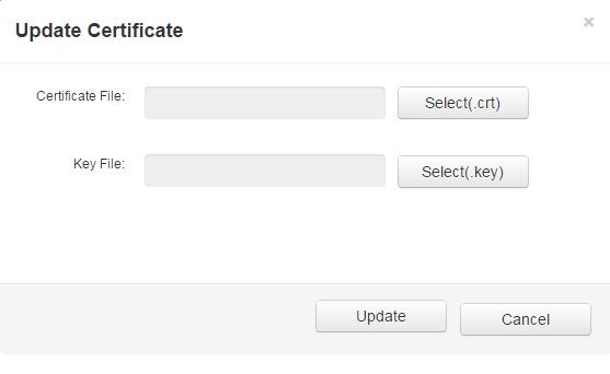You can also update the certificate.