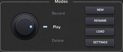 Playing a cue or a sequence To play a memory or a sequence, just switch to play mode.