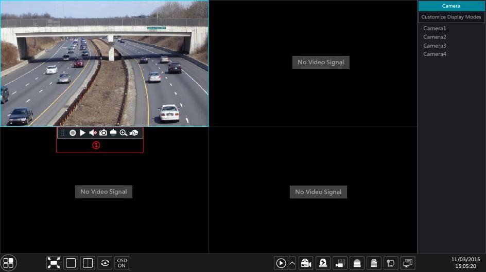 Live Camera Feeds 17 Analogue cameras are automatically added to the live feeds preview screen. You should add IP camera manually for previewing.
