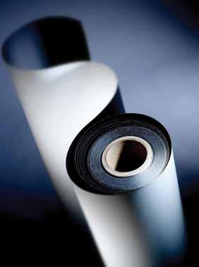 A lightweight material supplied on a roll, that is