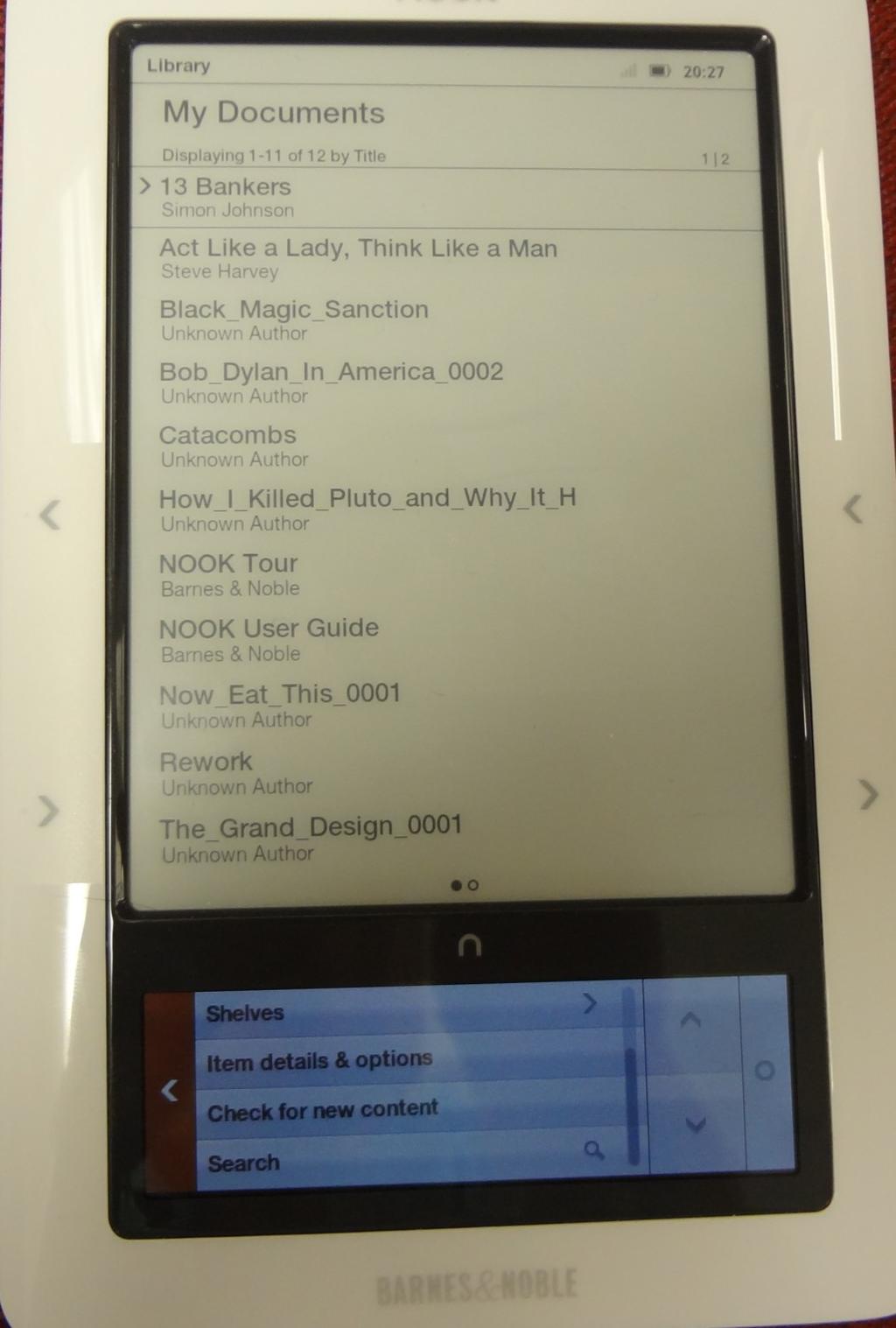 Nook and non-kindle Device FAQs Q: I think I got the title