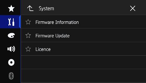 Checking the firmware version Check whether the firmware of your unit needs to be updated by checking the version number of the firmware. Procedure: 1.