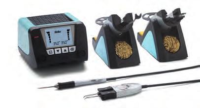 1013 Set RTW, RTW-MS 2-Channel Power Unit, 150 W with WMRP mircro soldering iron and WMRT micro desoldering tweezers and safety