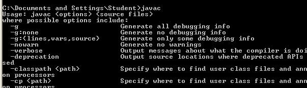 Part 6 - Verification of JDK 6 Update 20 1. Open a Windows command prompt. You can do this by selecting 'Start -> Run', entering 'cmd', and then pressing the OK button. 2. Enter the following command: java -version Make sure you see the response shown below.