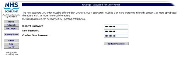 Passwords In SCI Gateway Changing Passwords You can change your password at any time by following the steps outlined below.
