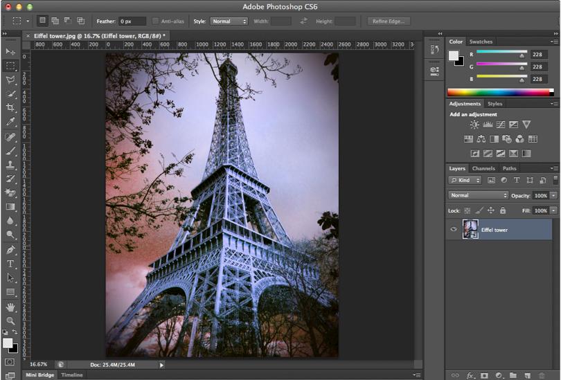 To edit, double-click the layer thumbnail, which shows a Smart Object icon.