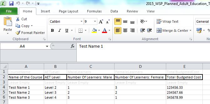 5 Alternatively you can download the Excel Template to do a bulk import