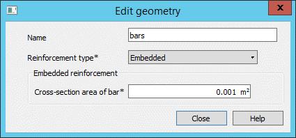 geometry properties Reinforcement