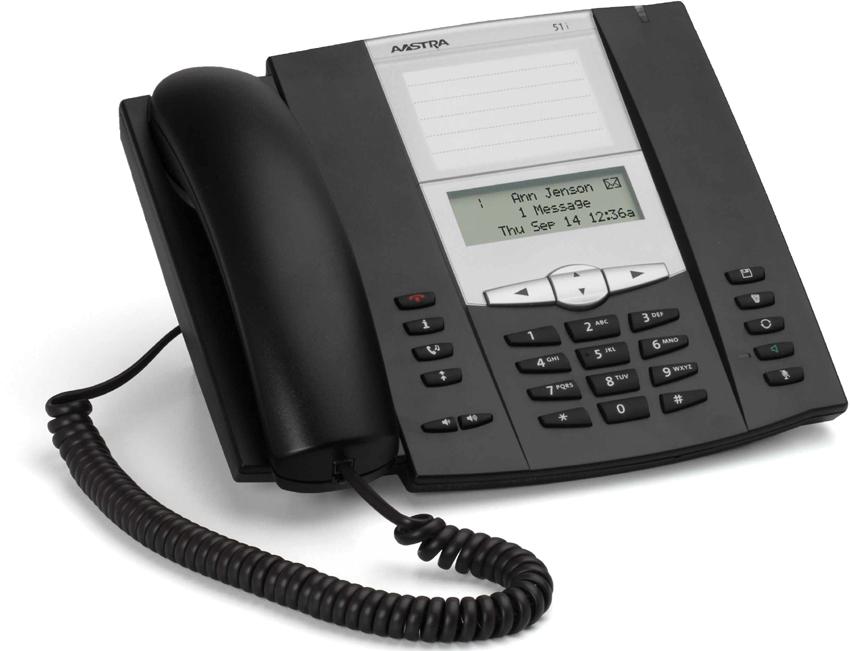 Aastra 673xi / 675xi SIP Telephones Aastra 6751i basic level version of the Aastra 675xi
