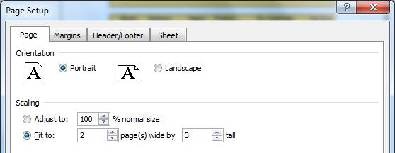 PAPER SIZE AND ORIENTATION To change the paper size or orientation, go to the Page Layout toolbar to the