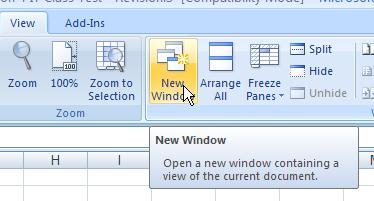 NEW WINDOW To create other editable copies of a workbook go to the View tab to the Window group and click on the New Window command.