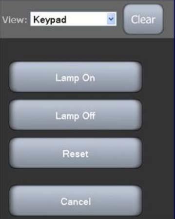 You can turn on/locate fixtures and dimmers either singly or together, and a further screen allows macros. The User Number of the fixture or dimmer is used for control.