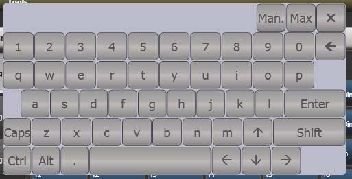 You can also move it on the screen by touching and dragging the blank area of the keyboard at the top.