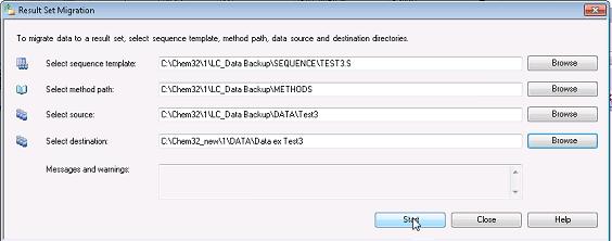 Reusing Your Data in OpenLAB CDS ChemStation Edition with OpenLAB Data Store or OpenLAB ECM 5 Select the destination folder.