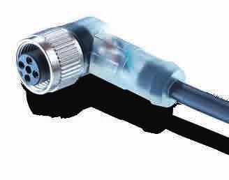 shielded with female connector M12,