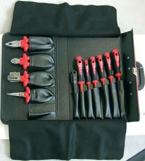 Populated with: Size of key 10, 11, 12, 13, 14, 17, 19, 22 Tool case Venus rigid case, made of ABS-plastic material,
