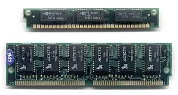 Memories main memory 32 bit data path 30 and 72 pin SIMM (Single Inline Memory