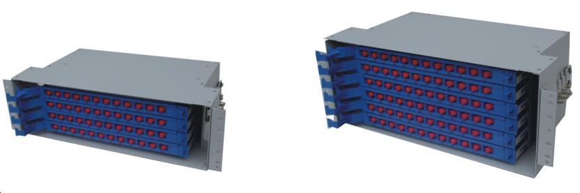 480*235*3U CDF-I72xx-U0C ODF Unit C series without door 72 ports without adaptor and Pigtail