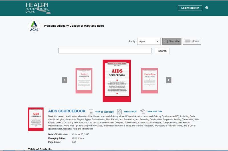 are listed in the ACM online catalog, but you can directly access the collection through a link on the online