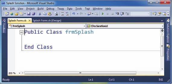 CHAPTER 1 An Introduction to Visual Basic 2010 4. Click the Close button on the form s title bar to stop the application.