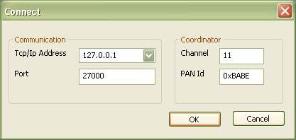 5.1 Starting in Coordinator Mode AVR2015 o The user can select to; send a text message, read temperature or perform a firmware upgrade on a joined node by right clicking it in the node list.