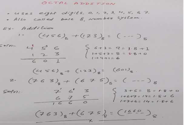 EXAMPLE Octal Number: 12570 8 Calculating Decimal Equivalent: Step Octal Number Decimal Number Step 1 12570 8 ((1 x 8 4 ) + (2 x 8 3 ) + (5 x 8 2 ) + (7 x 8 1 )