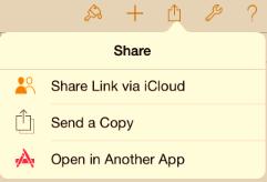 Upload a document from Pages Open your Pages document that you want to upload to OneDrive for Business Touch the Share button Touch Open in Another App Select your