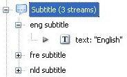 32 streams) How to know what stream is what language file If you move your mousepointer over the subtitle stream(s), a tooltip box appears where the file name of this stream is displayed.