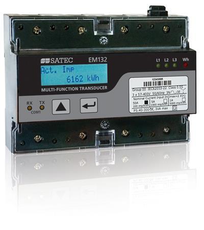 It provides multi-functional 3-phase power metering, revenue metering and basic power quality information.