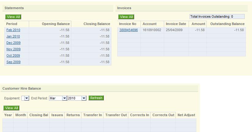 5.1 View account management dashboard, continued 2 Select the Reporting Location. Note: Users may have access to more than one Reporting Location.