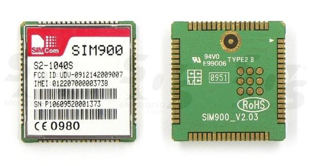 SIM 900: The SIM900 is a complete Quad-band GSM/GPRS solution in a SMT module which can be embedded in the customer applications.