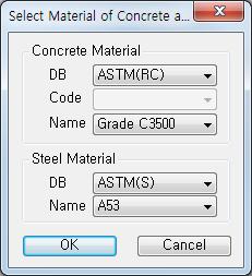 Material>DB>ASTM(RC) Concrete Material / Name > Grade C4000 Steel