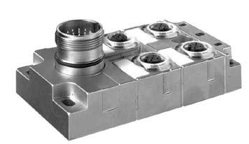 metal distribution boxes 8 nickel-plated die cast zinc nickel-plated die cast zinc S2 connector 11-pole S2 connector