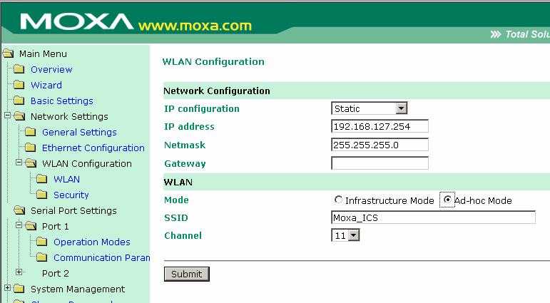 Web Console Configuration Netmask E.g., 255.255.255.0 255.255.255.0 Required A netmask is used to group network hosts into subnets.