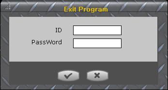 When you exit Speco-NVR, you have to input the ID/PW, admin/1234.
