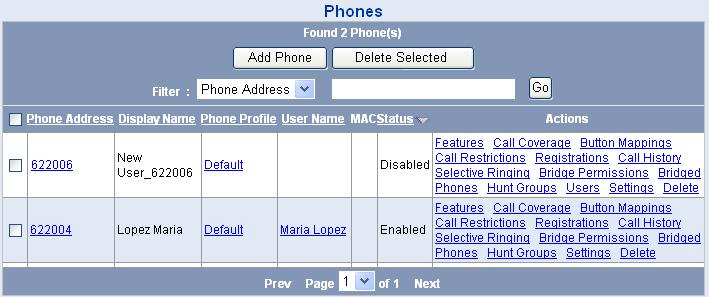 92 CHAPTER 6: MANAGING VCX PHONE PROFILES AND EXTENSIONS Accessing Phone Configuration Options You can use the VCX Administrator provisioning application to manage telephone profiles and extensions,
