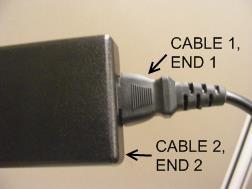 following cables: Follow these steps: