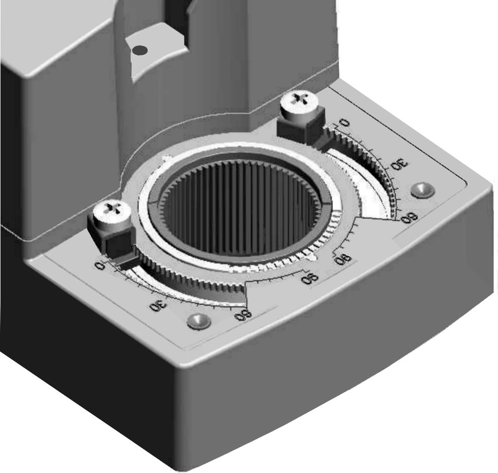 SMARTACT N21, N341 PRODUCT DATA Position Indication When the shaft adapter is inserted in front of the actuator plate (see Fig.
