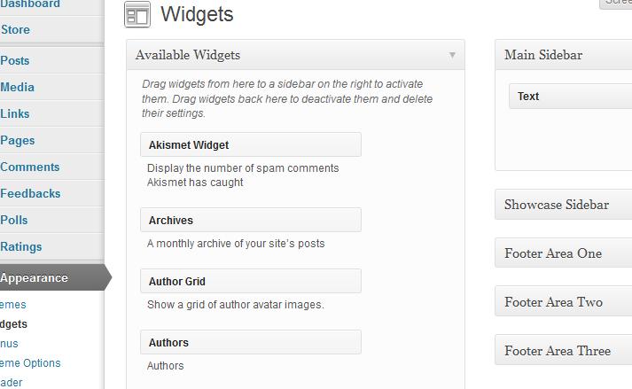 Removing unwanted widgets from the page sidebar From the LH sidebar menu of the Dashboard go to Appearance > Widgets Remove all the widgets from the right-hand sidebar by dragging and dropping them