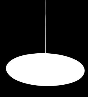 Slim Transparent Pendant with surface mount and suspension capability Can be mounted Recessed, Surface or Suspended Slim modern design, UGR 19 L70 - Lumen maintenance at 70% at  Slim Round panel with