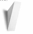 Plaster Wall Fitting High Strength S2P3701 / S2P3702 S2P3703 SWISS LED High strength and super white Natural plaster, can be painted any color.