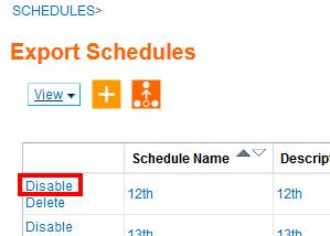 29 Disable a Schedule 1.
