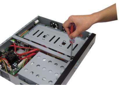 Hardware Installation Install the Hard Disk The DVR unit can support up