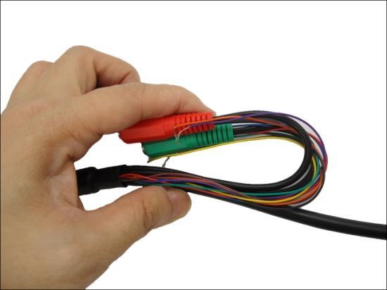 10. Arrange all unused cables and wrap them with the waterproof tape.