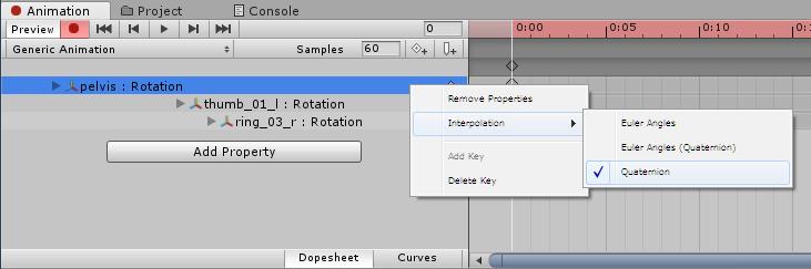 Change the interpolation method of Transform Rotation Curve all at once. This is the setting above.