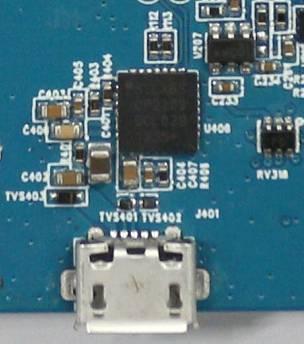 4.10 UART2 to MicroUSB interface Figure 14: MicroUSB interface J401 is 5 pins standard MicroUSB interface.