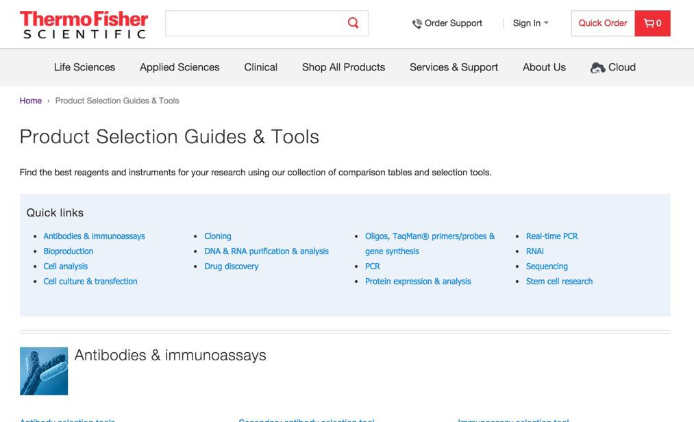 3. Find the products you need (cont.) 3d. Use product selection guides to help you decide which products you need. 3e.