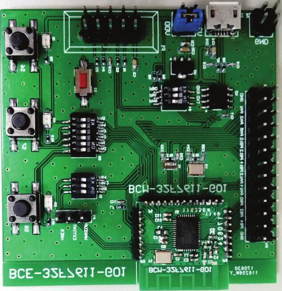 Hardware Architecture 1. BCM-32F7611-G01 2. 3 PIN for BLE Control DIP Switch 3. 3 KEY/3 LED DIP Switch 4. USB Bridge UART DIP Switch 5. KEY 3/LED 3 6.