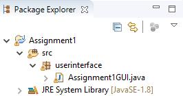 Appendix 2 Common problems In the first step of the assignment (create project) check whether the correct Java version is used. We use JavaSE version 1.8.