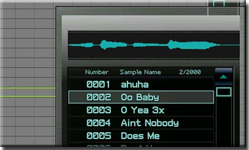4) If you are not in the Song Edit screen, press (or click) F8 (Song Edit).